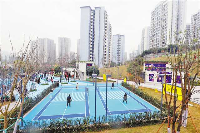 邊角地建成社區文體公園 重慶首批10個社區體育文化公園對外開放